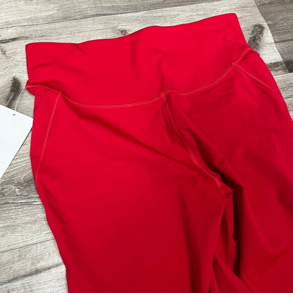 Lululemon Athletic Base Pace HR Crop Yoga Pants Dark Red NWT Women’s Size 10 - Picture 5 of 8